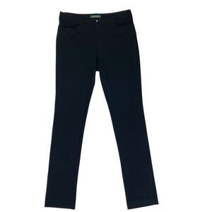 Lauren Ralph Lauren Skinny Pants Sz 4 Black Stretchy Body Shaping Casual Trouser